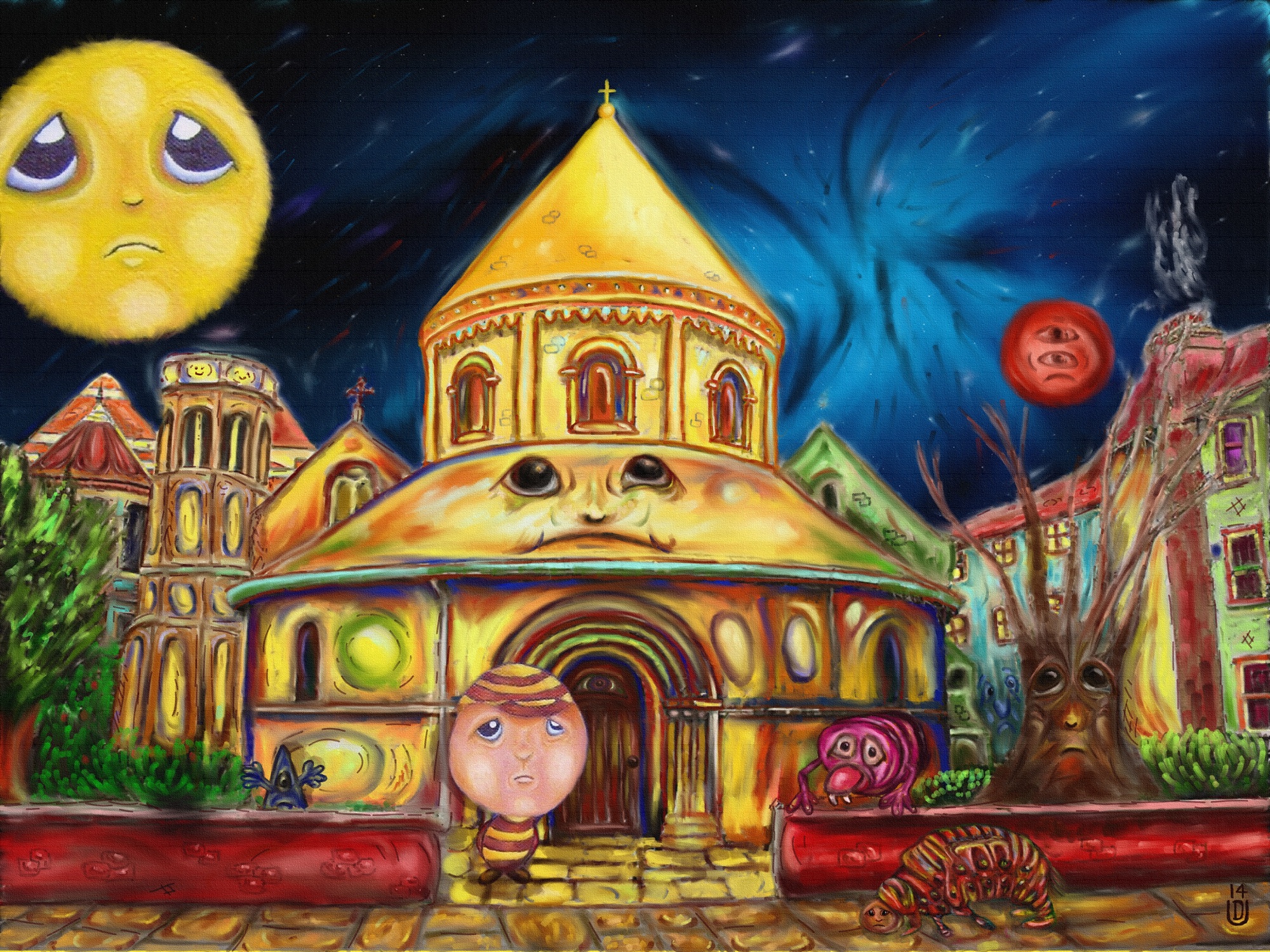 Contemporary painting by Darren Udaiyan