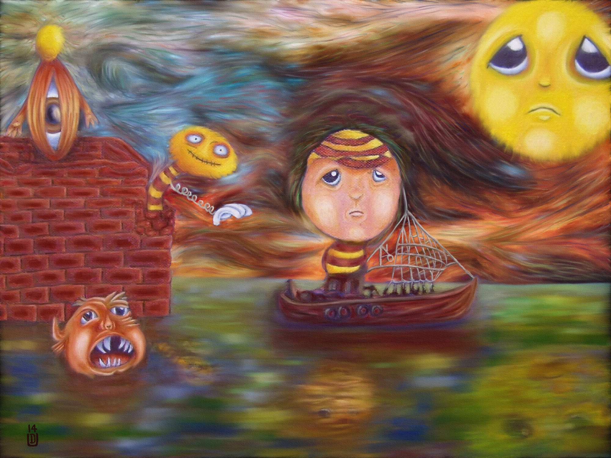 Contemporary painting by Darren Udaiyan