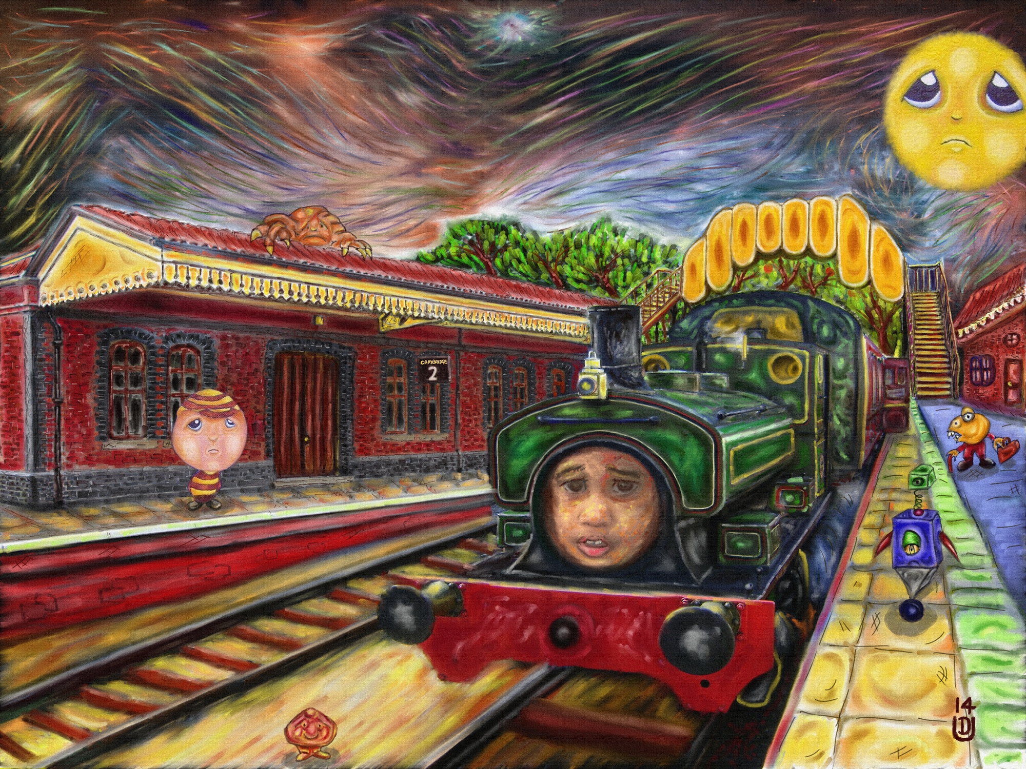Contemporary painting by Darren Udaiyan