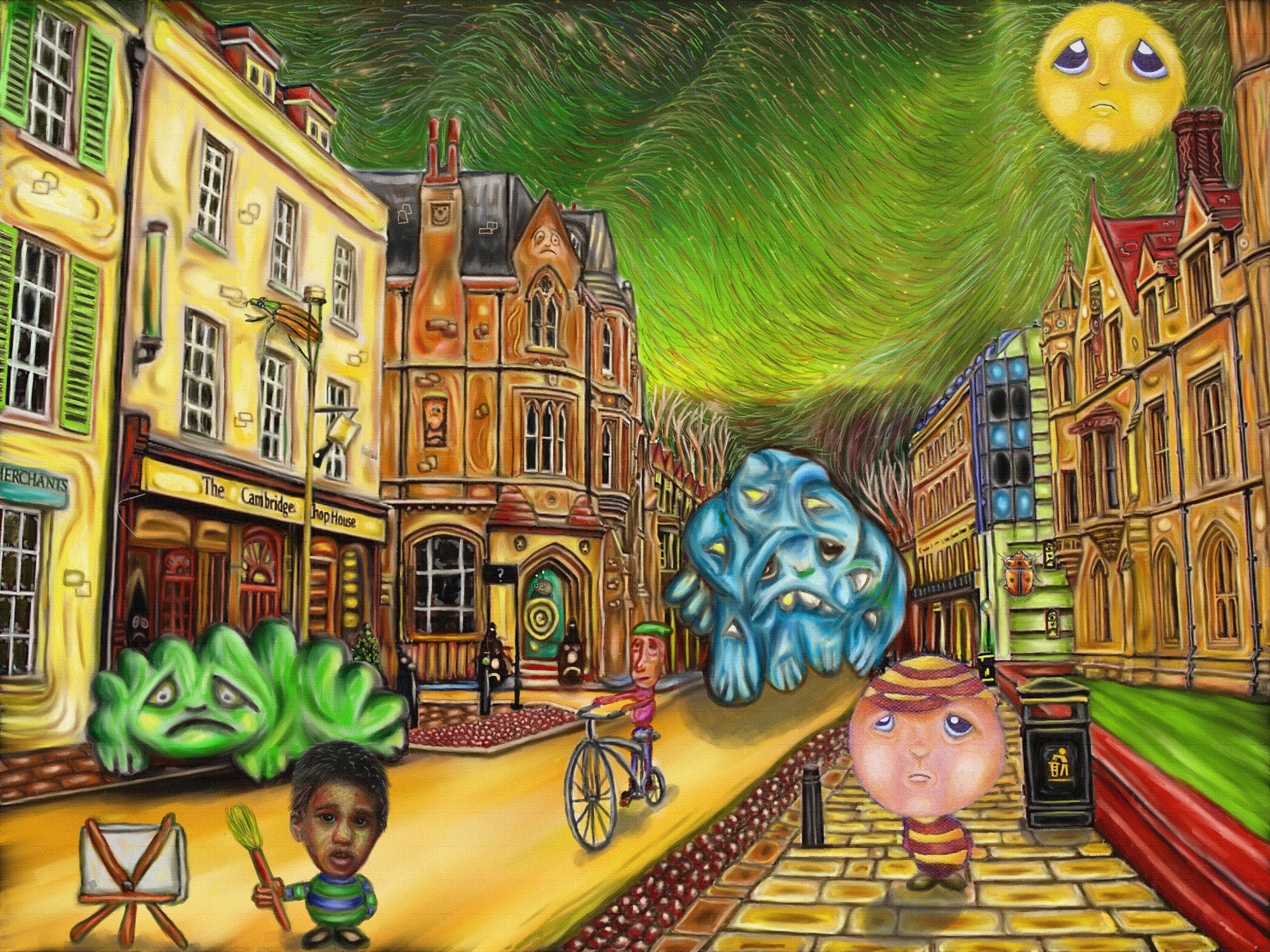 Contemporary painting by Darren Udaiyan