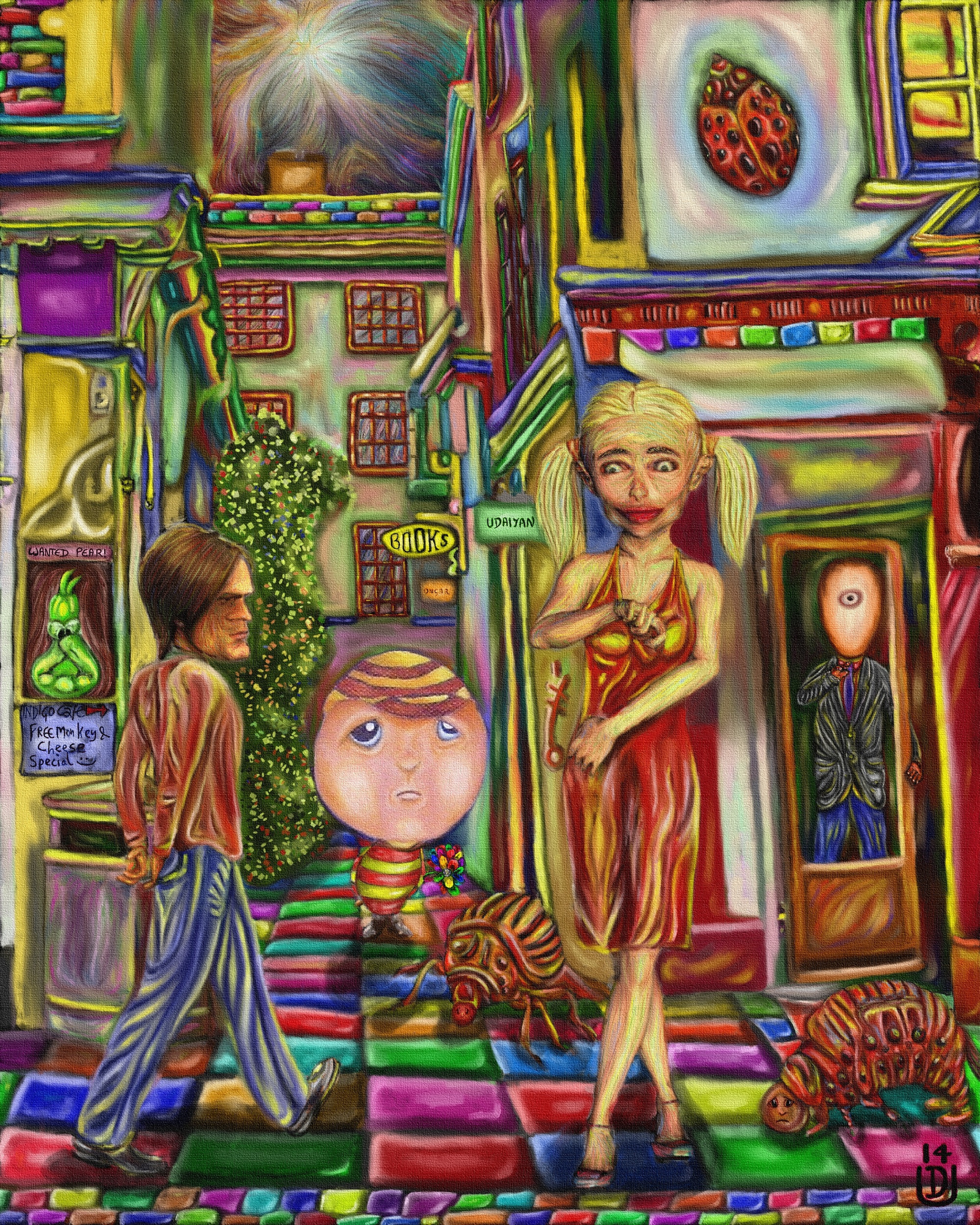Contemporary painting by Darren Udaiyan