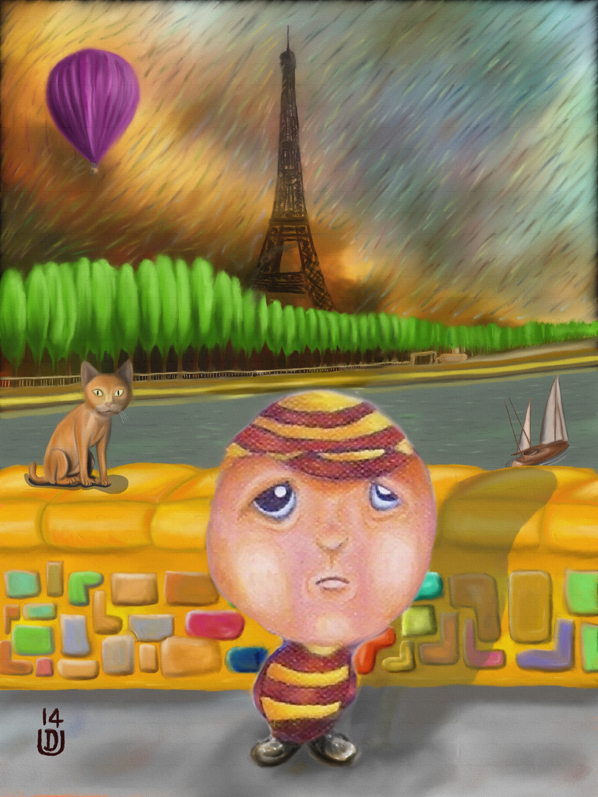 Contemporary painting by Darren Udaiyan