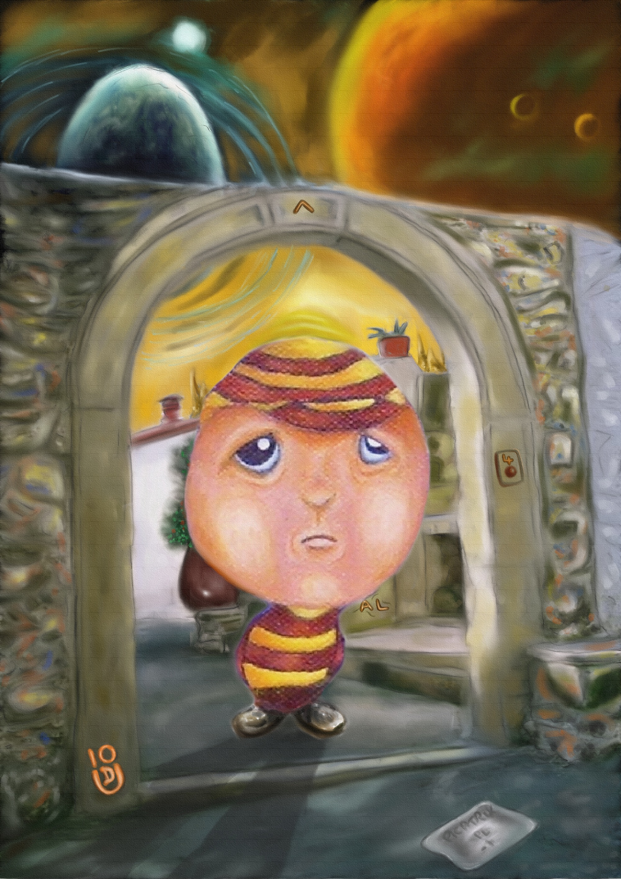 Contemporary painting by Darren Udaiyan