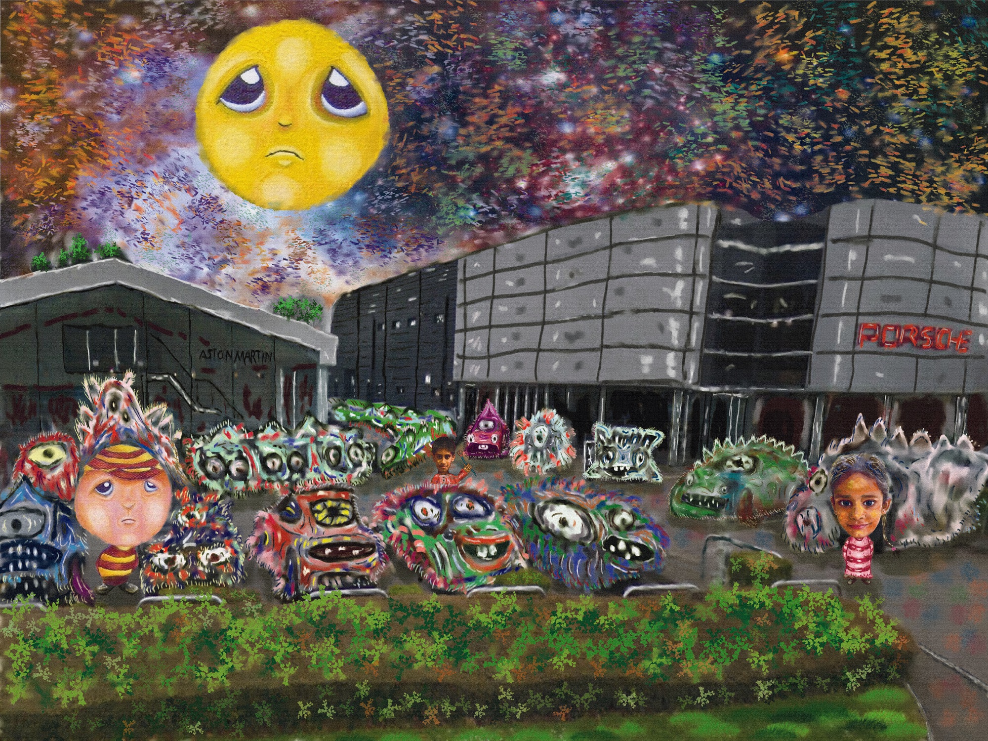 Contemporary painting by Darren Udaiyan