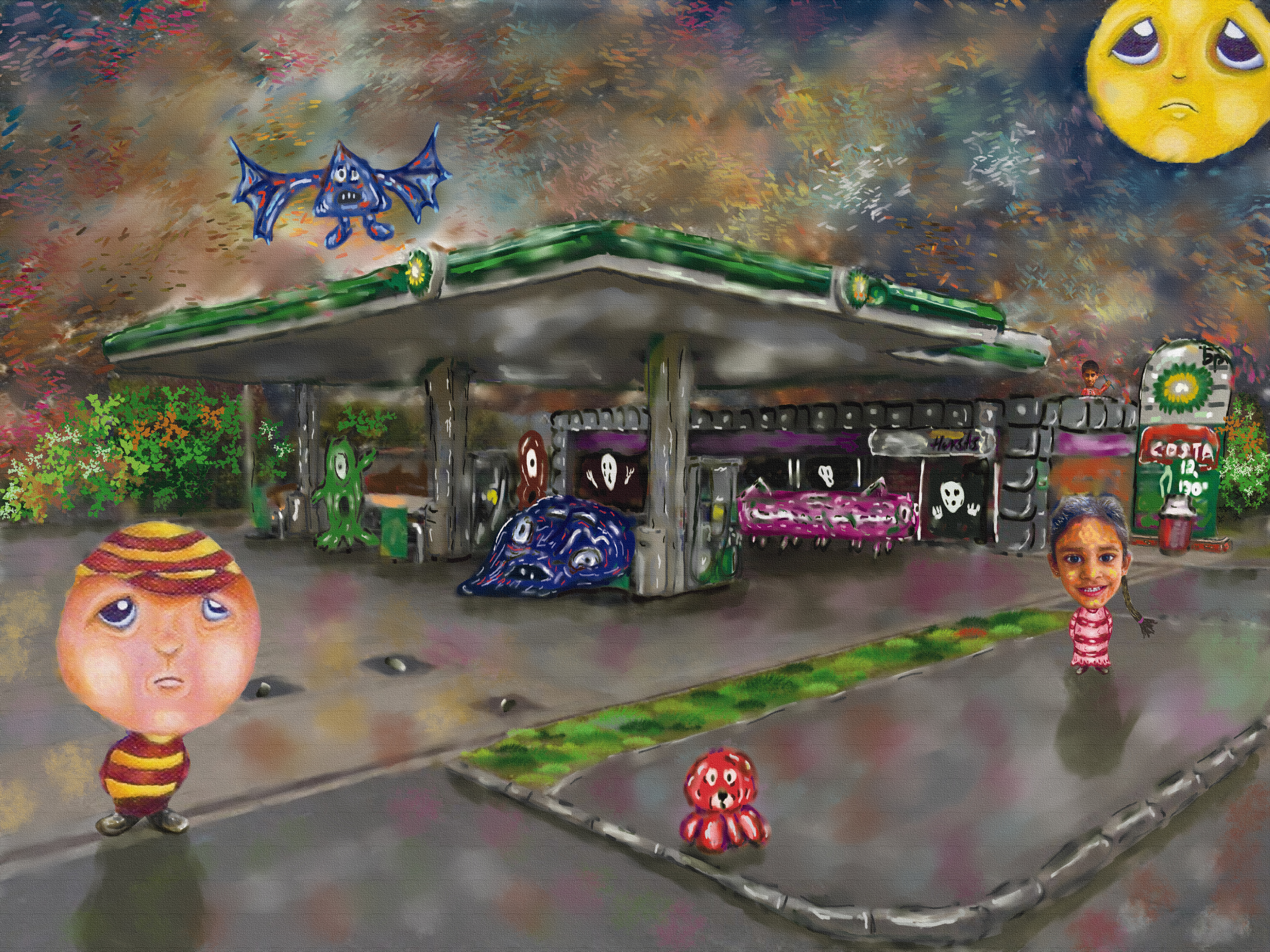 Contemporary painting by Darren Udaiyan